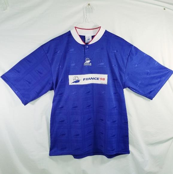 France 1998 World Cup polo jersey. Imported, XL. - Picture 1 of 8